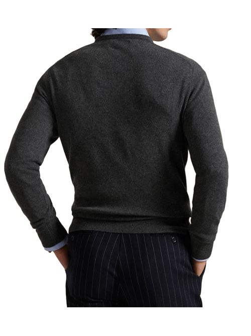 Maglia da uomo in lana, girocollo, colore grigio scuro POLO RALPH LAUREN | 710974148004